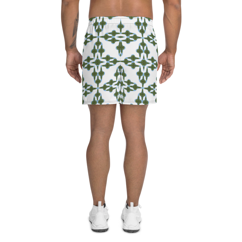 Product name: Recursia Symmetree Men's Athletic Shorts. Keywords: Athlesisure Wear, Clothing, Men's Athlesisure, Men's Athletic Shorts, Men's Clothing, Print: Symmetree