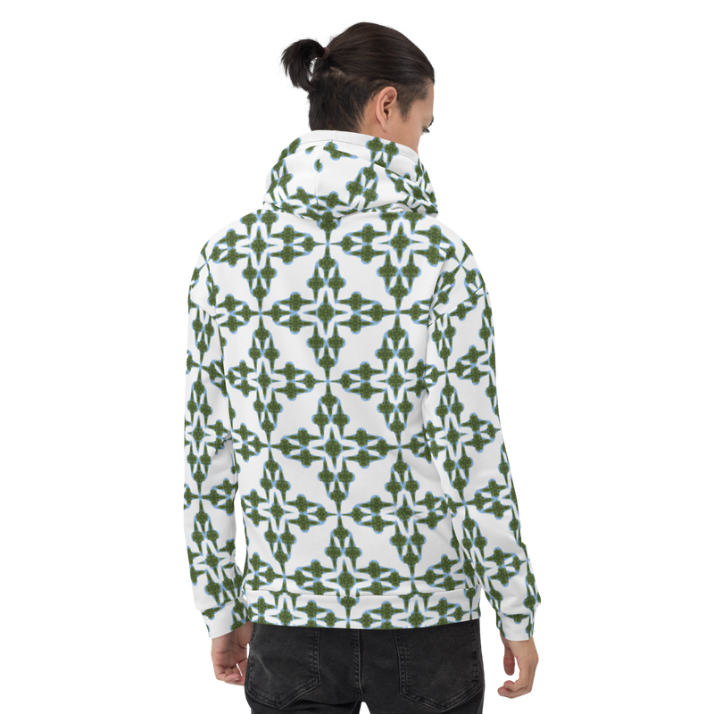 Product name: Recursia Symmetree Men's Hoodie. Keywords: Athlesisure Wear, Clothing, Men's Athlesisure, Men's Clothing, Men's Hoodie, Men's Tops, Print: Symmetree