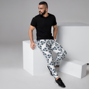 Product name: Recursia Symmetree Men's Joggers In Blue. Keywords: Athlesisure Wear, Clothing, Men's Athlesisure, Men's Bottoms, Men's Clothing, Men's Joggers, Print: Symmetree