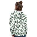 Product name: Recursia Symmetree Women's Hoodie. Keywords: Athlesisure Wear, Clothing, Print: Symmetree, Women's Hoodie, Women's Tops