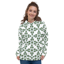 Product name: Recursia Symmetree Women's Hoodie. Keywords: Athlesisure Wear, Clothing, Print: Symmetree, Women's Hoodie, Women's Tops