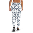 Product name: Recursia Symmetree Women's Joggers In Blue. Keywords: Athlesisure Wear, Clothing, Print: Symmetree, Women's Bottoms, Women's Joggers