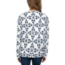 Product name: Recursia Symmetree Women's Sweatshirt In Blue. Keywords: Athlesisure Wear, Clothing, Print: Symmetree, Women's Sweatshirt, Women's Tops