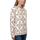 Product name: Recursia Symmetree Women's Sweatshirt In Pink. Keywords: Athlesisure Wear, Clothing, Print: Symmetree, Women's Sweatshirt, Women's Tops