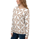 Product name: Recursia Symmetree Women's Sweatshirt In Pink. Keywords: Athlesisure Wear, Clothing, Print: Symmetree, Women's Sweatshirt, Women's Tops