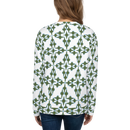 Product name: Recursia Symmetree Women's Sweatshirt. Keywords: Athlesisure Wear, Clothing, Print: Symmetree, Women's Sweatshirt, Women's Tops