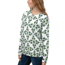 Product name: Recursia Symmetree Women's Sweatshirt. Keywords: Athlesisure Wear, Clothing, Print: Symmetree, Women's Sweatshirt, Women's Tops