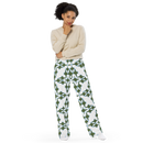 Product name: Recursia Symmetree II Women's Wide Leg Pants. Keywords: Print: Symmetree, Women's Wide Leg Pants