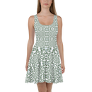 Product name: Recursia Symmetree I Skater Dress. Keywords: Clothing, Skater Dress, Print: Symmetree, Women's Clothing