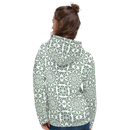 Product name: Recursia Symmetree I Women's Hoodie. Keywords: Athlesisure Wear, Clothing, Print: Symmetree, Women's Hoodie, Women's Tops