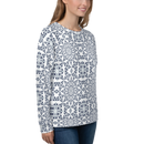 Product name: Recursia Symmetree I Women's Sweatshirt In Blue. Keywords: Athlesisure Wear, Clothing, Print: Symmetree, Women's Sweatshirt, Women's Tops