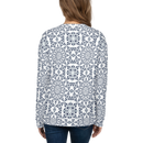 Product name: Recursia Symmetree I Women's Sweatshirt In Blue. Keywords: Athlesisure Wear, Clothing, Print: Symmetree, Women's Sweatshirt, Women's Tops