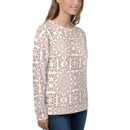 Product name: Recursia Symmetree I Women's Sweatshirt In Pink. Keywords: Athlesisure Wear, Clothing, Print: Symmetree, Women's Sweatshirt, Women's Tops