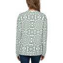Product name: Recursia Symmetree I Women's Sweatshirt. Keywords: Athlesisure Wear, Clothing, Print: Symmetree, Women's Sweatshirt, Women's Tops
