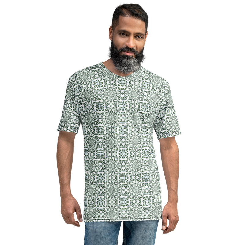 Product name: Recursia Symmetree II Men's Crew Neck T-Shirt. Keywords: Clothing, Men's Clothing, Men's Crew Neck T-Shirt, Men's Tops, Print: Symmetree