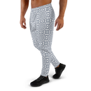 Product name: Recursia Symmetree II Men's Joggers In Blue. Keywords: Athlesisure Wear, Clothing, Men's Athlesisure, Men's Bottoms, Men's Clothing, Men's Joggers, Print: Symmetree