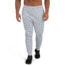 Product name: Recursia Symmetree II Men's Joggers In Blue. Keywords: Athlesisure Wear, Clothing, Men's Athlesisure, Men's Bottoms, Men's Clothing, Men's Joggers, Print: Symmetree