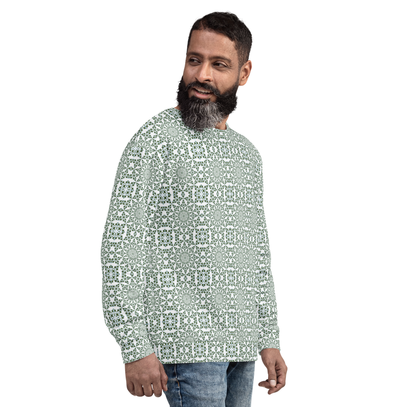 Product name: Recursia Symmetree II Men's Sweatshirt. Keywords: Athlesisure Wear, Clothing, Men's Athlesisure, Men's Clothing, Men's Sweatshirt, Men's Tops, Print: Symmetree