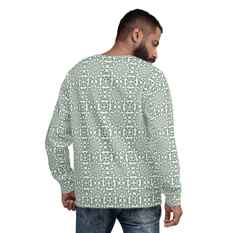 Product name: Recursia Symmetree II Men's Sweatshirt. Keywords: Athlesisure Wear, Clothing, Men's Athlesisure, Men's Clothing, Men's Sweatshirt, Men's Tops, Print: Symmetree