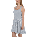 Product name: Recursia Symmetree II Skater Dress In Blue. Keywords: Clothing, Skater Dress, Print: Symmetree, Women's Clothing
