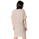 Product name: Recursia Symmetree T-Shirt Dress In Pink. Keywords: Clothing, Print: Symmetree, T-Shirt Dress, Women's Clothing