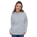 Product name: Recursia Symmetree II Women's Hoodie In Blue. Keywords: Athlesisure Wear, Clothing, Print: Symmetree, Women's Hoodie, Women's Tops