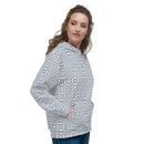 Product name: Recursia Symmetree II Women's Hoodie In Blue. Keywords: Athlesisure Wear, Clothing, Print: Symmetree, Women's Hoodie, Women's Tops