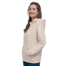 Product name: Recursia Symmetree II Women's Hoodie In Pink. Keywords: Athlesisure Wear, Clothing, Print: Symmetree, Women's Hoodie, Women's Tops