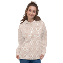 Product name: Recursia Symmetree II Women's Hoodie In Pink. Keywords: Athlesisure Wear, Clothing, Print: Symmetree, Women's Hoodie, Women's Tops