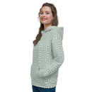 Product name: Recursia Symmetree II Women's Hoodie. Keywords: Athlesisure Wear, Clothing, Print: Symmetree, Women's Hoodie, Women's Tops