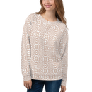 Product name: Recursia Symmetree II Women's Sweatshirt In Pink. Keywords: Athlesisure Wear, Clothing, Print: Symmetree, Women's Sweatshirt, Women's Tops