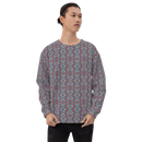 Product name: Recursia Tie-Dye Overdrive I Men's Sweatshirt. Keywords: Athlesisure Wear, Clothing, Men's Athlesisure, Men's Clothing, Men's Sweatshirt, Men's Tops, Print: Tie-Dye Overdrive