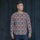 Product name: Recursia Tie-Dye Overdrive II Men's Sweatshirt. Keywords: Athlesisure Wear, Clothing, Men's Athlesisure, Men's Clothing, Men's Sweatshirt, Men's Tops, Print: Tie-Dye Overdrive