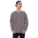 Product name: Recursia Tie-Dye Overdrive IV Men's Sweatshirt. Keywords: Athlesisure Wear, Clothing, Men's Athlesisure, Men's Clothing, Men's Sweatshirt, Men's Tops, Print: Tie-Dye Overdrive