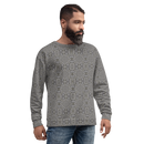 Product name: Recursia Zebrallusions Men's Sweatshirt. Keywords: Athlesisure Wear, Clothing, Men's Athlesisure, Men's Clothing, Men's Sweatshirt, Men's Tops, Print: Zebrallusions