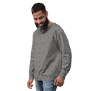Product name: Recursia Zebrallusions Men's Sweatshirt. Keywords: Athlesisure Wear, Clothing, Men's Athlesisure, Men's Clothing, Men's Sweatshirt, Men's Tops, Print: Zebrallusions