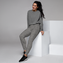 Product name: Recursia Zebrallusions Women's Joggers. Keywords: Athlesisure Wear, Clothing, Women's Bottoms, Women's Joggers, Print: Zebrallusions