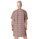 Product name: Recursia Zebrallusions T-Shirt Dress In Pink. Keywords: Clothing, T-Shirt Dress, Women's Clothing, Print: Zebrallusions