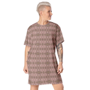 Product name: Recursia Zebrallusions T-Shirt Dress In Pink. Keywords: Clothing, T-Shirt Dress, Women's Clothing, Print: Zebrallusions