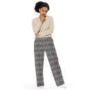 Product name: Recursia Zebrallusions Women's Wide Leg Pants. Keywords: Women's Wide Leg Pants, Print: Zebrallusions