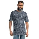 Product name: Recursia Alchemical Vision Men's Crew Neck T-Shirt In Blue. Keywords: Print: Alchemical Vision, Clothing, Men's Clothing, Men's Crew Neck T-Shirt, Men's Tops