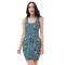 Product name: Recursia Alchemical Vision Pencil Dress. Keywords: Print: Alchemical Vision, Clothing, Pencil Dress, Women's Clothing
