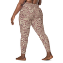 Product name: Recursia Alchemical Vision I Vision Leggings With Pockets In Pink. Keywords: Print: Alchemical Vision, Athlesisure Wear, Clothing, Leggings with Pockets, Women's Clothing