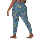 Product name: Recursia Alchemical Vision I Vision Leggings With Pockets. Keywords: Print: Alchemical Vision, Athlesisure Wear, Clothing, Leggings with Pockets, Women's Clothing
