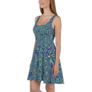 Product name: Recursia Alchemical Vision Skater Dress. Keywords: Print: Alchemical Vision, Clothing, Skater Dress, Women's Clothing