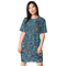 Product name: Recursia Alchemical Vision I Vision T-Shirt Dress. Keywords: Print: Alchemical Vision, Clothing, T-Shirt Dress, Women's Clothing