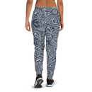 Product name: Recursia Alchemical Vision Women's Joggers In Blue. Keywords: Print: Alchemical Vision, Athlesisure Wear, Clothing, Women's Bottoms, Women's Joggers