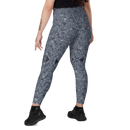 Product name: Recursia Alchemical Vision Leggings With Pockets In Blue. Keywords: Print: Alchemical Vision, Athlesisure Wear, Clothing, Leggings with Pockets, Women's Clothing