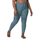 Product name: Recursia Alchemical Vision Leggings With Pockets. Keywords: Print: Alchemical Vision, Athlesisure Wear, Clothing, Leggings with Pockets, Women's Clothing