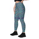 Product name: Recursia Alchemical Vision Leggings With Pockets. Keywords: Print: Alchemical Vision, Athlesisure Wear, Clothing, Leggings with Pockets, Women's Clothing